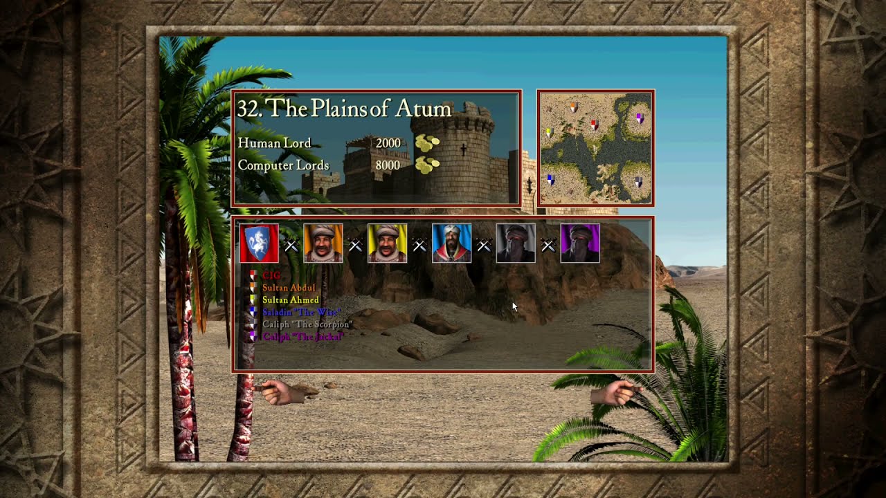 Stronghold Crusader - Mission 32 - The Plains of Atum