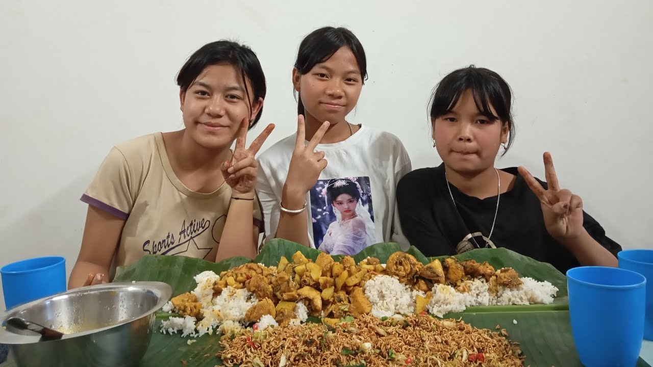 CHICKEN CURRY🍛MUKBANG😜####