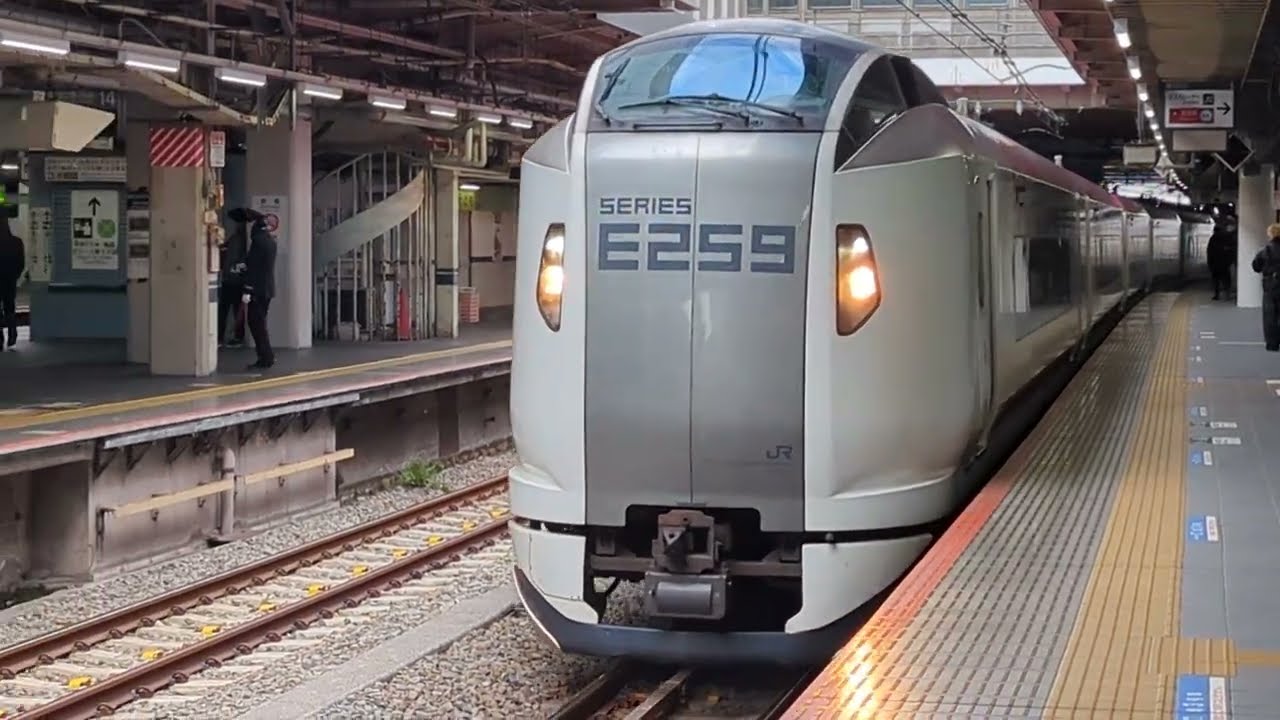 成田エクスプレス4号　品川駅にて