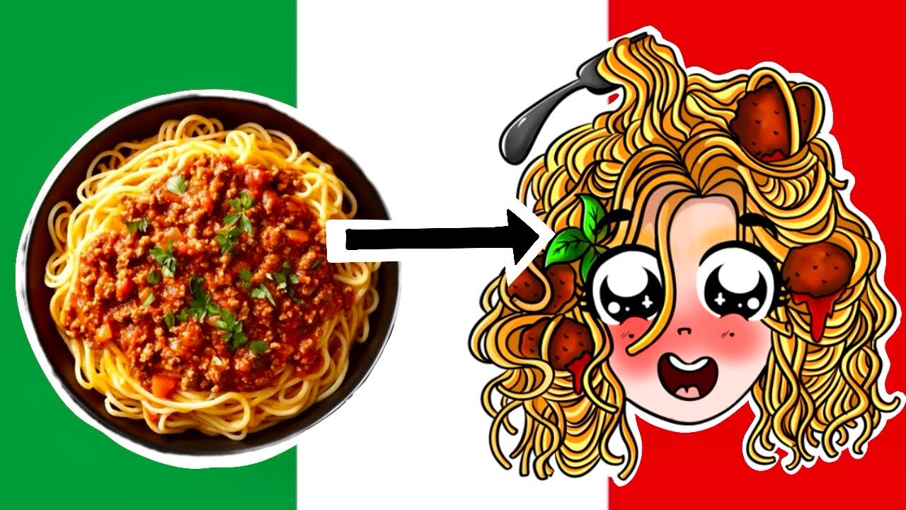 Turning every Countries Food into Character Design (Part 2)#silly #characterdesign #character 
