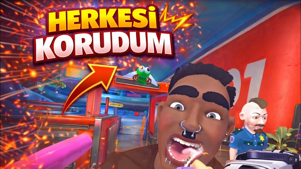 ✈️ Havaalanında Güvenlik Oldum! Valizlerden Neler Çıktı 😳 | I Am Security VR