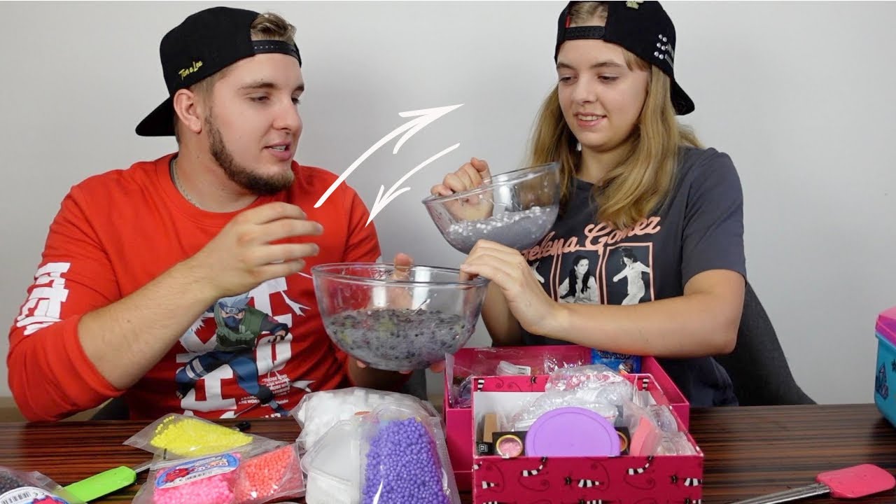 Mícháme slizy - ale po každém kole si ho musíme vyměnit 🤪