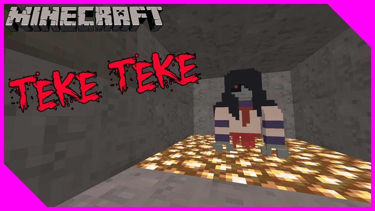 This Map Got Me! | Teke Teke a horror Minecraft Map!
