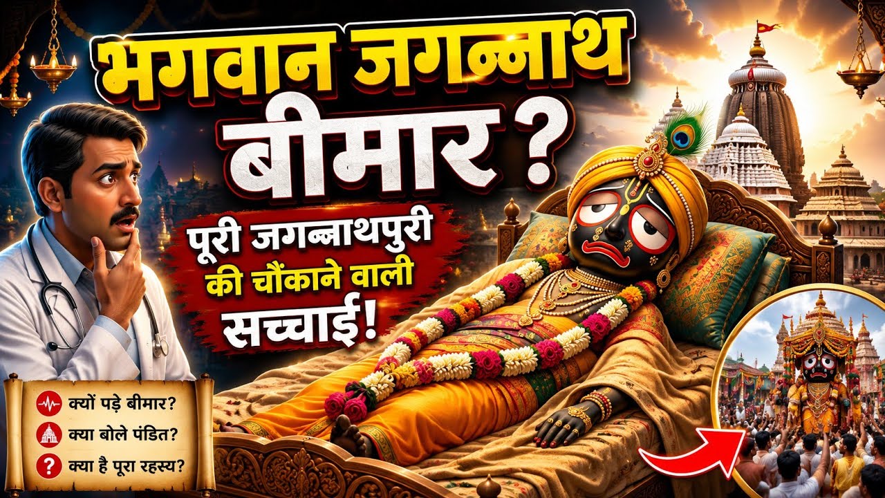 क्या सच में हर साल बीमार पडते हैं भगवान जगन्नाथ?15 दिन बंद रहता है जगन्नाथ मंदिर का रहस्य#jagannath 