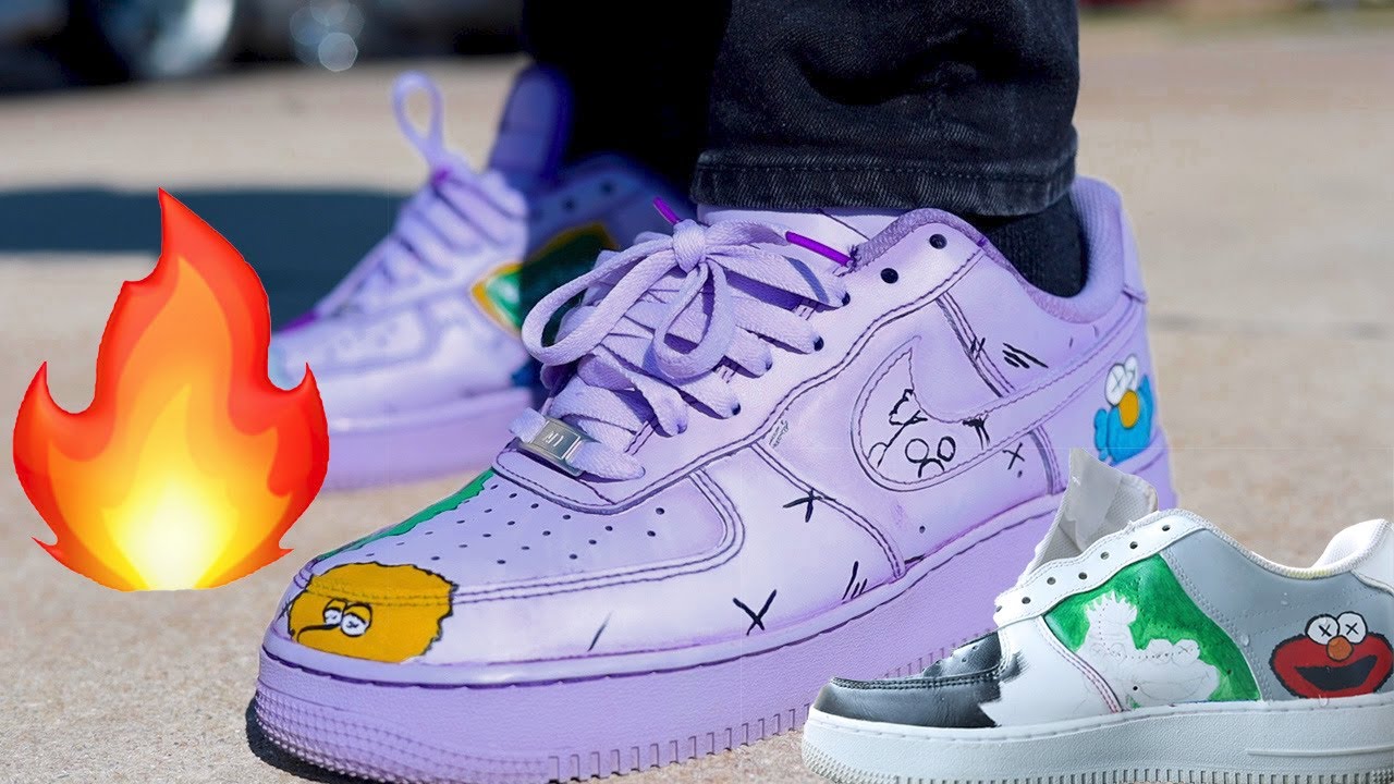 Nike Air Force 1 Purple Dye | How to Customize your Shoes Easy Step by Step Guide!