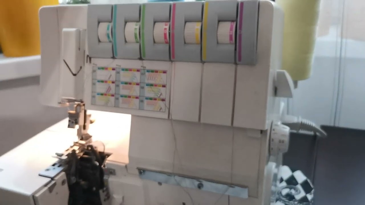 Pfaff 4852 смена строчек. для новичков