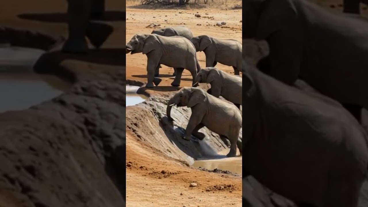 Elephant herd | हाथियों का झुंड
