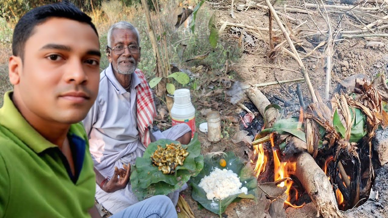 Chuna Machili  fry 🥰 || jungle style 