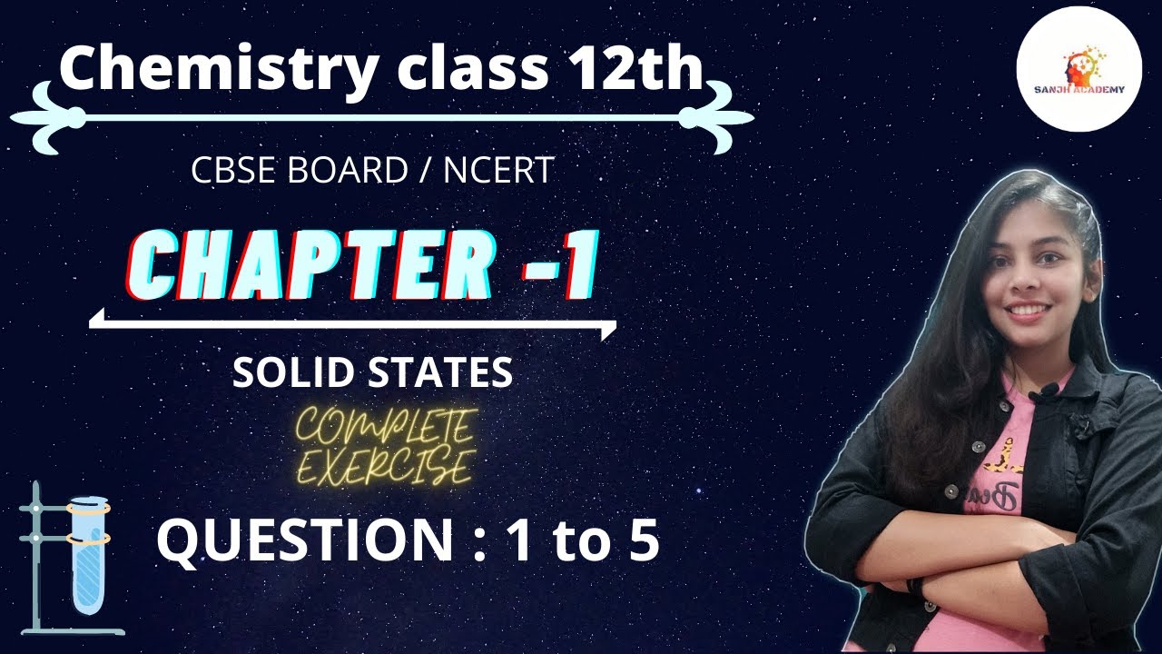 SOLID STATES  / EXERCISE Q / NCERT SOLUTION / CHAPTER 1/ VIDEO SOLUTION #SOLID STATES #EXERCISE