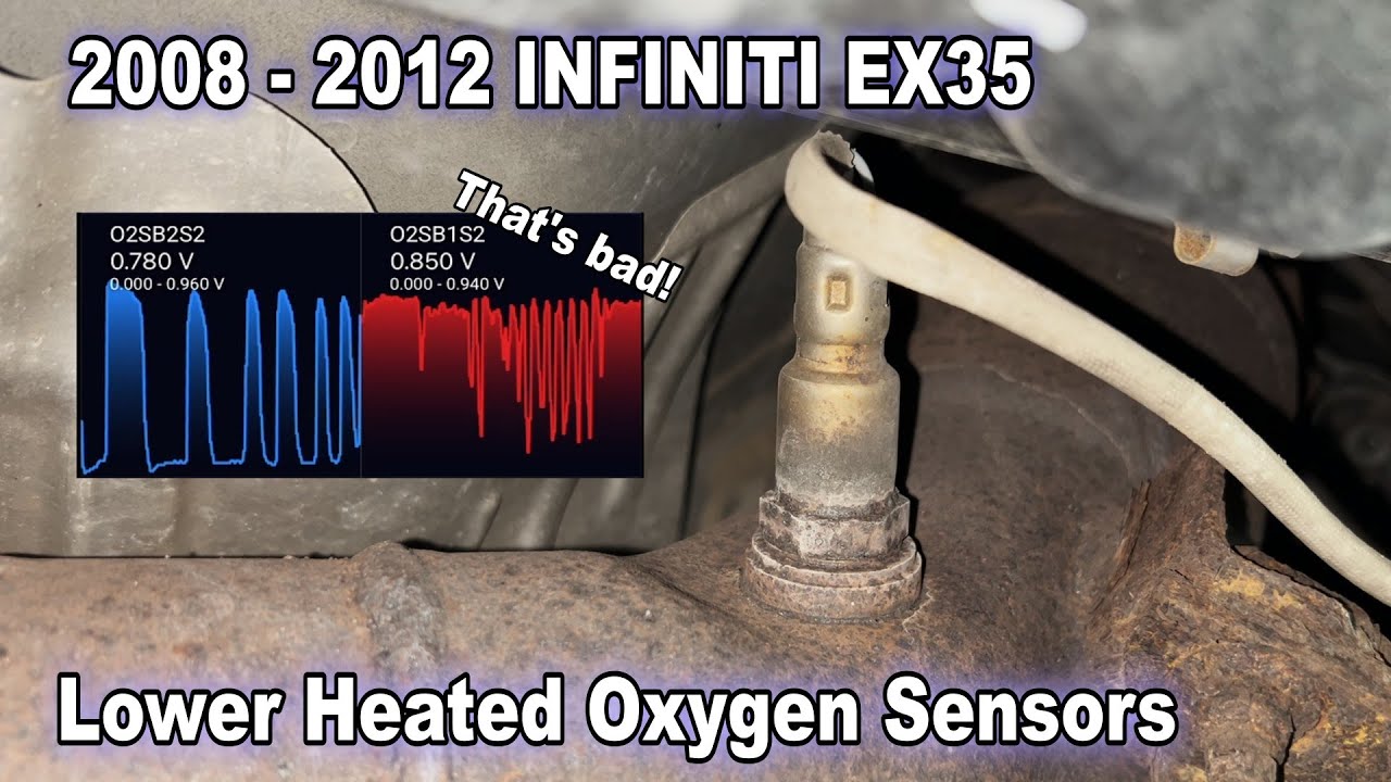 2008 - 2012 INFINITI EX35 - Lower Heated Oxygen Sensor (P0430 fix?)