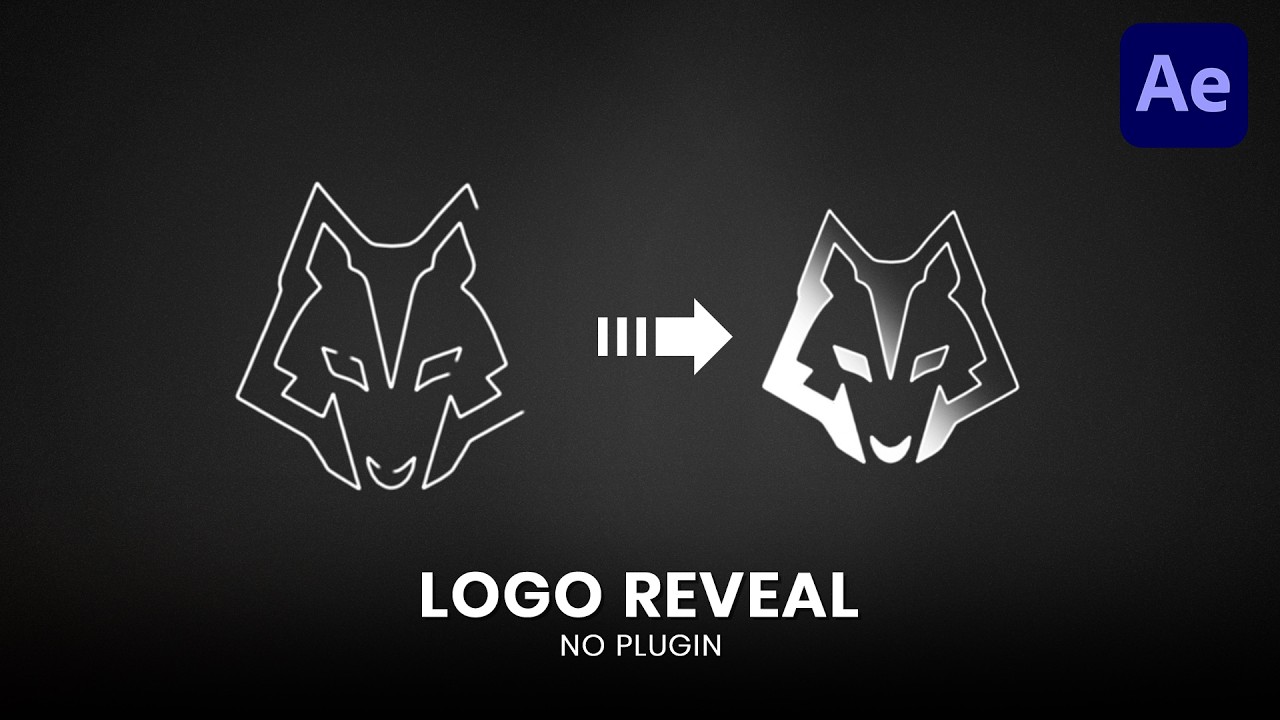 Simple Stroke Logo Reveal Tutorial in After Effects &mdash; No Plugins