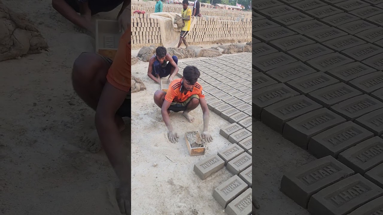 BILIGENT👌❤️MAKING BRICKS #claybrick  #skilledbuil #skills  #construction #buildingmaterials #bricks