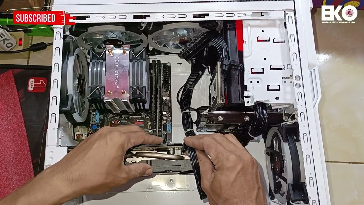 Rakit PC Gaming kere hore perdana intel core i5 4690 feat RX 580 8GB