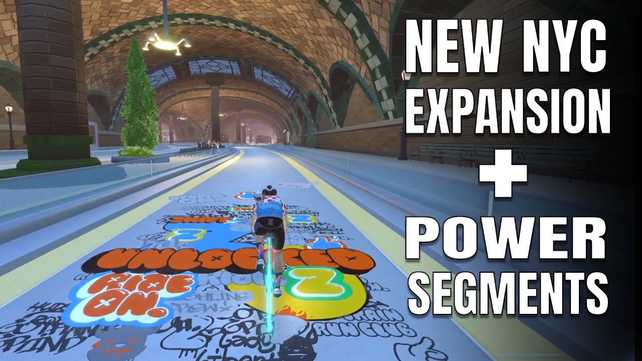Расширение Zwift в Нью-Йорке: первый взгляд + мощные сегменты!