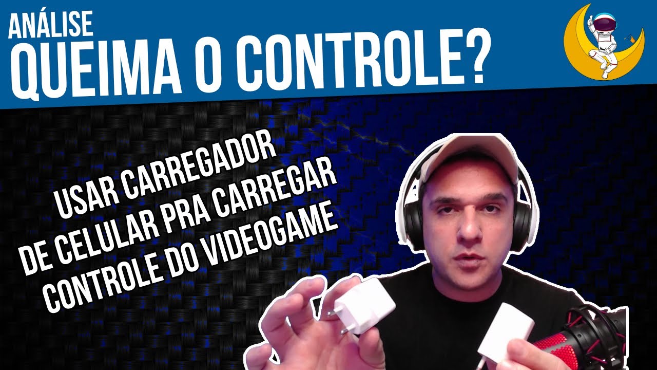 Análise #15: Pode ou não pode carregar o controle com o carregador de celular?