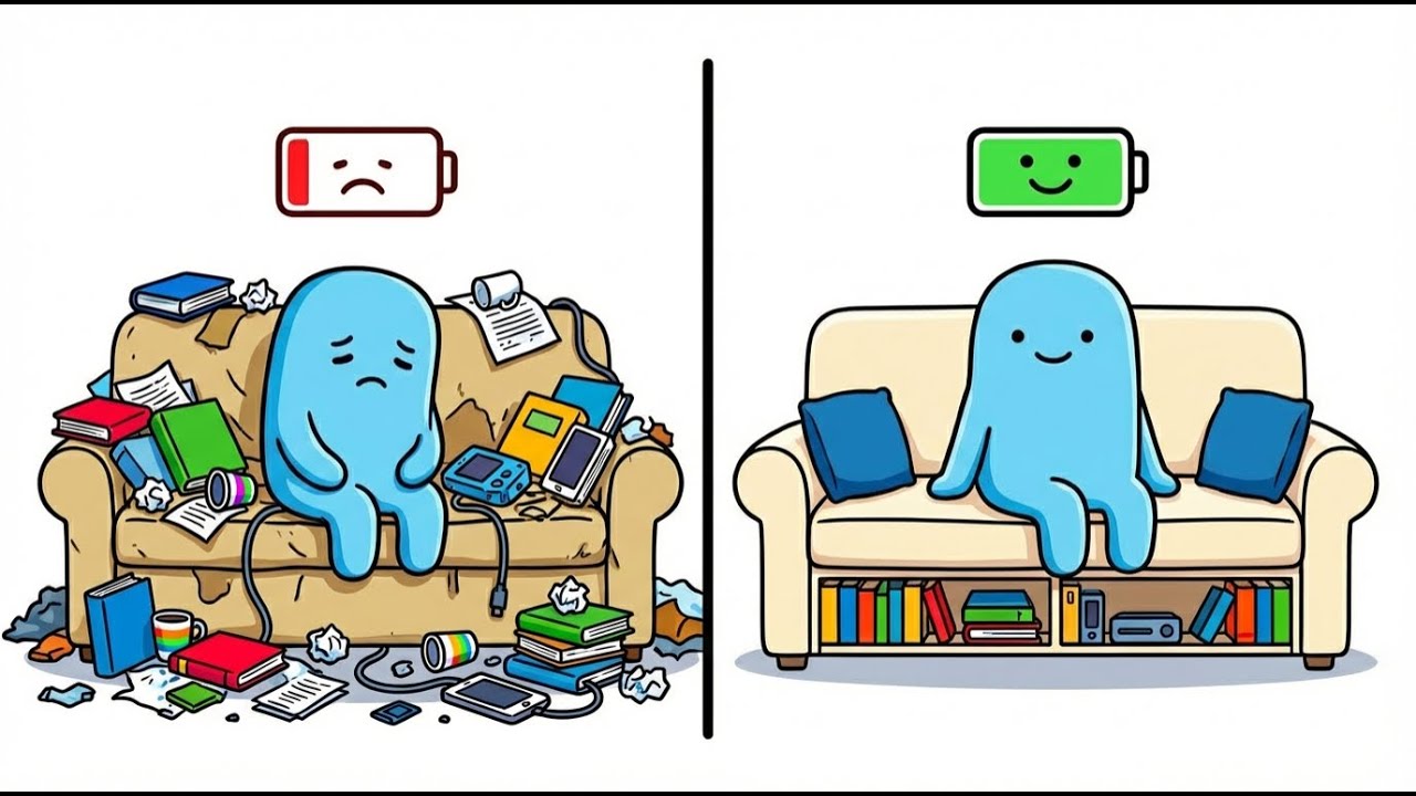 Warum du dich nicht entspannen kannst wenn dein Zuhause unordentlich ist