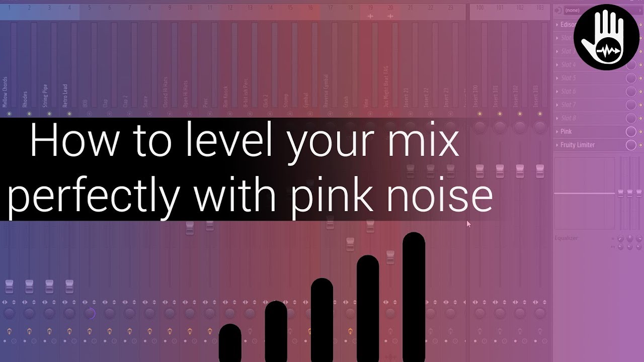 How to level your mix perfectly using pink noise