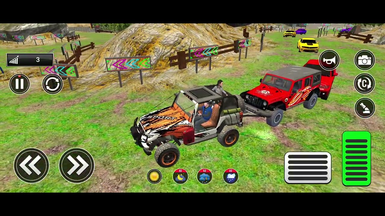 4×4 car drive 💪 powerful car | car simulator gameplay | Android game Vedio #trendinggame #cargame 