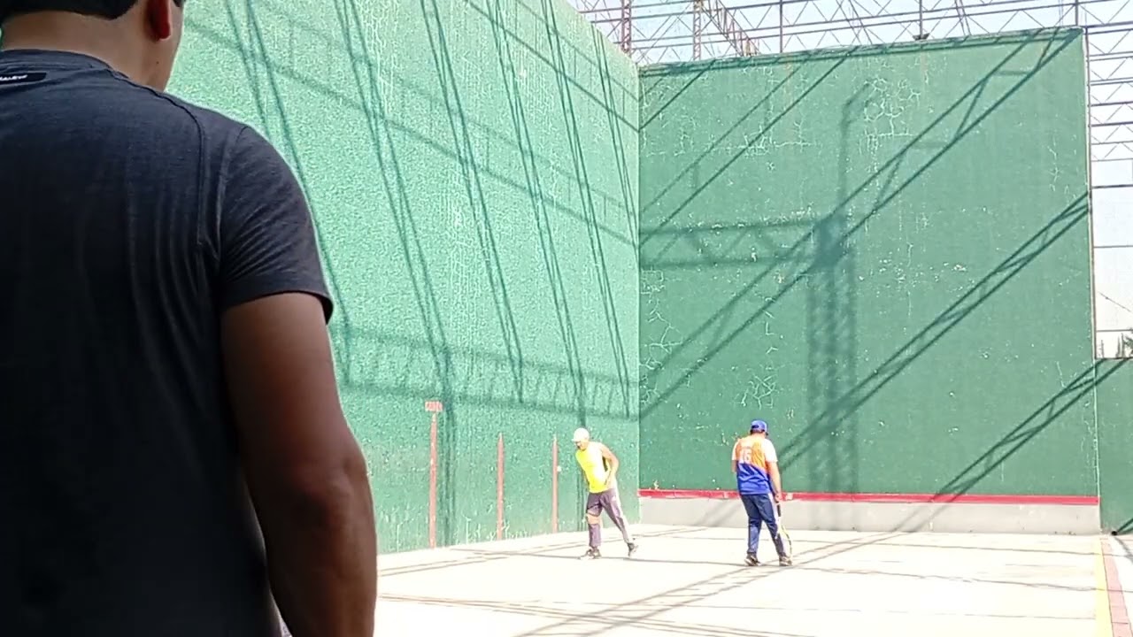 Erick y Robert vs Rafa y Jahir, raqueta, fronton electricistas 