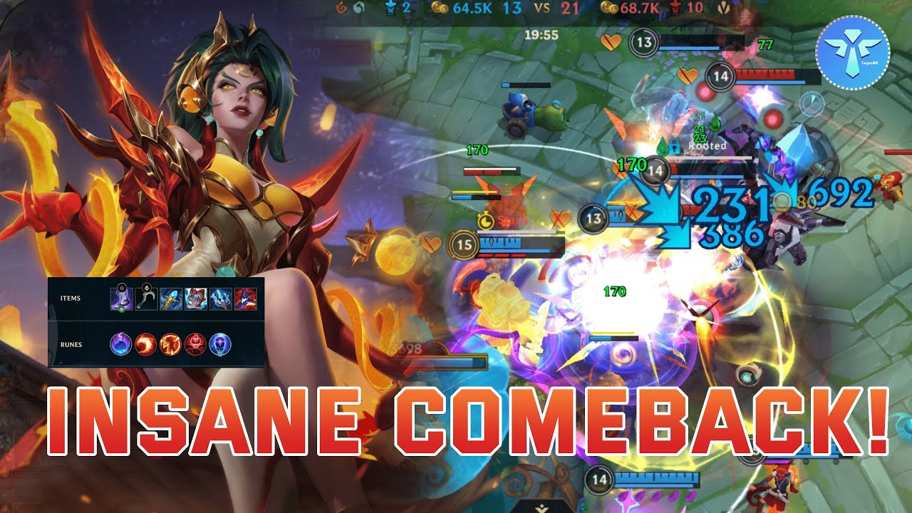 Zyra Support INSANE COMEBACK | League of Legends: Wild Rift