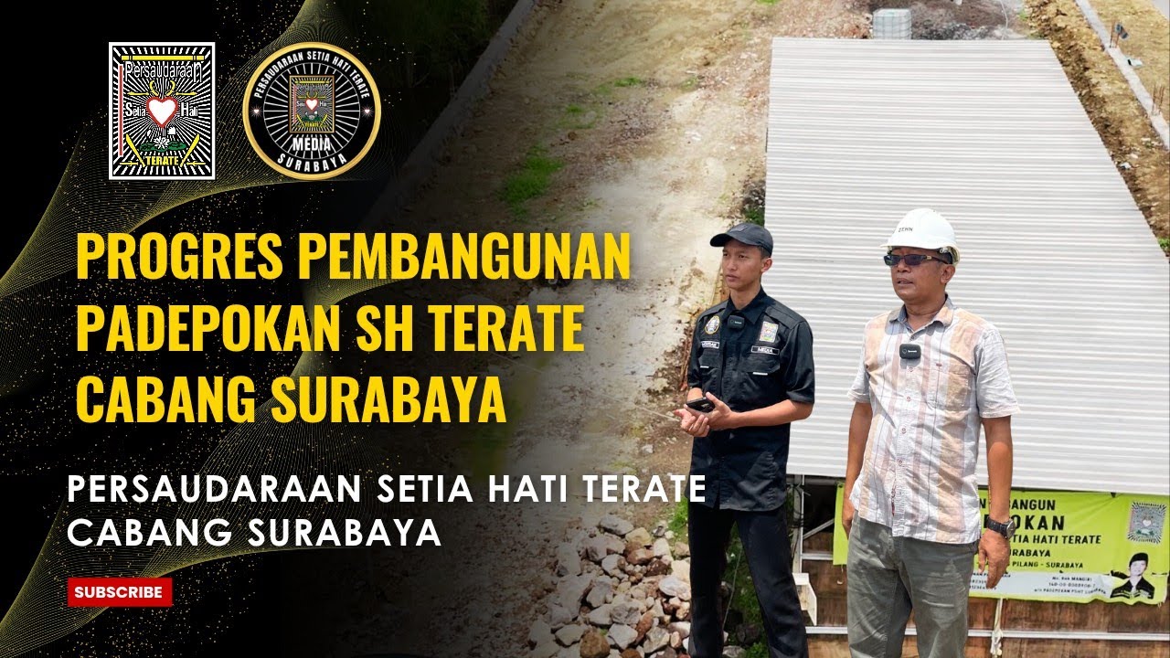 Padepokan PSHT Surabaya Mulai Berdiri, Pondasi dan Pagar Alas Rampung Awal 2026
