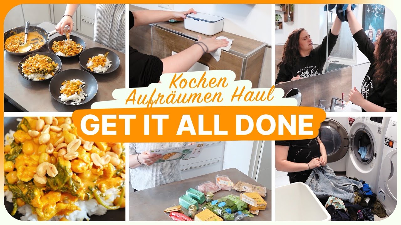 Alles im Haushalt erledigen - Wochenende Routine - Kochen putzen Haul