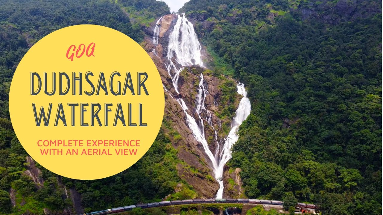 DUDHSAGAR WATERFALL | Complete Journey | Aerial view | Cinematic Experience | Goa 2020