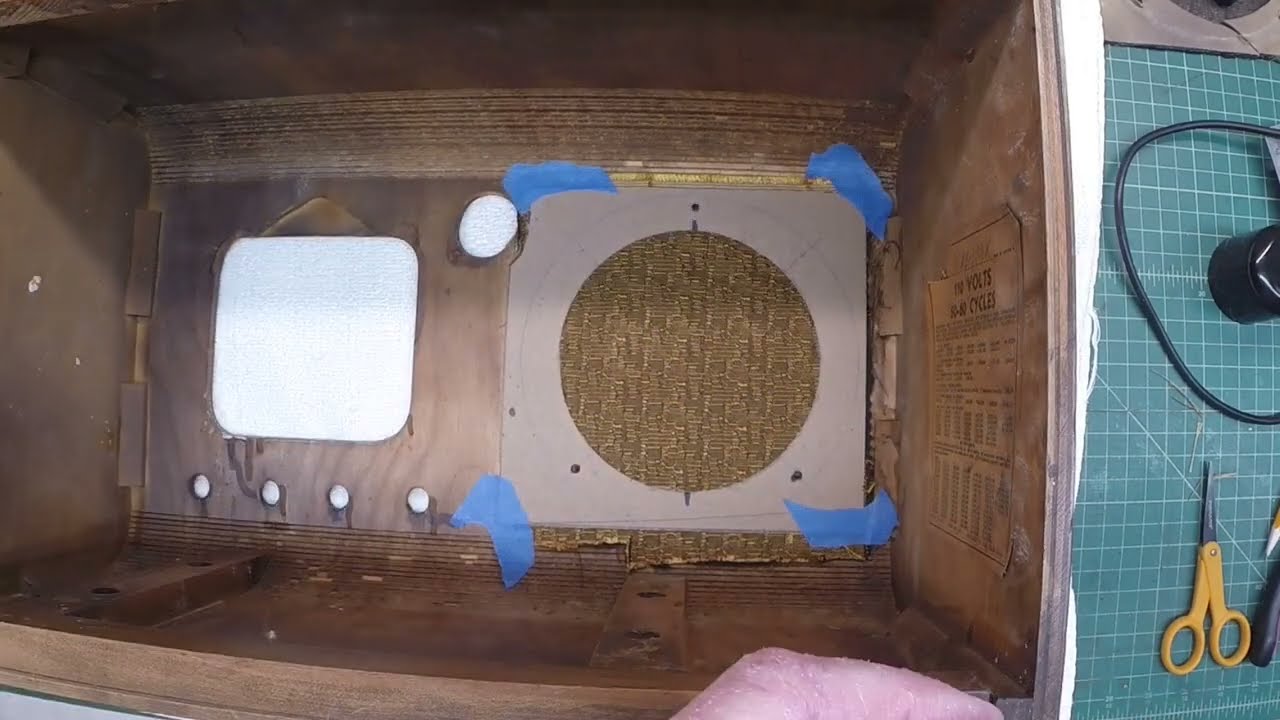 Knight 98AE-184K -  New Backer Board & Grille Cloth Replacement