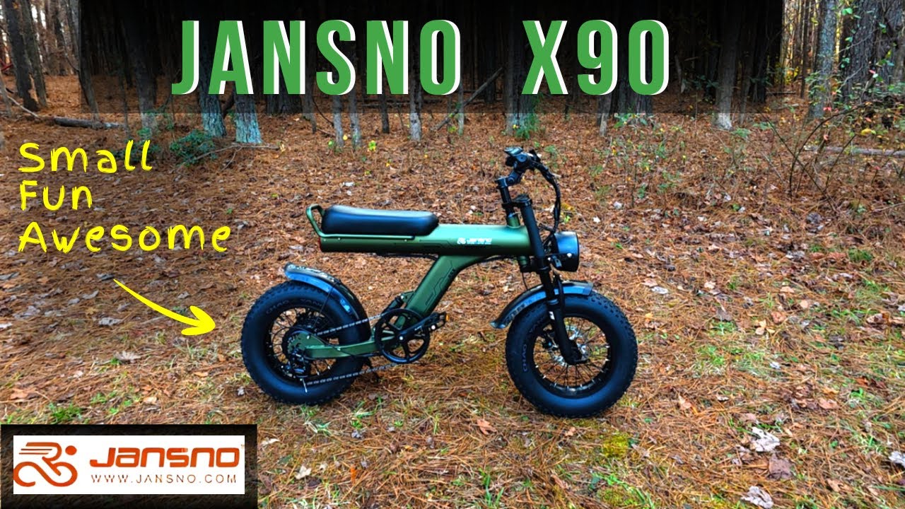 Большое удовольствие в компактном корпусе! Новый электровелосипед Jansno X90