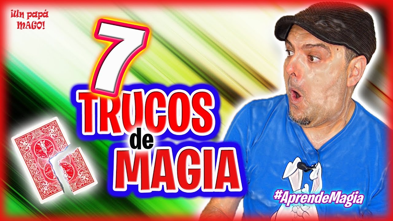 😱 7 TRUCOS de MAGIA (Que CUALQUIERA puede HACER) ❗❗🎩