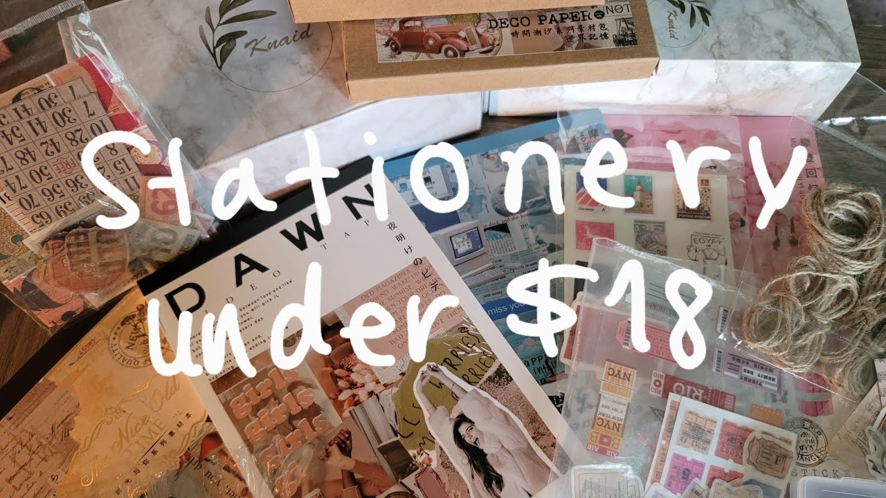 Huge AMAZON vintage stationery haul! [ASMR] |no talking|