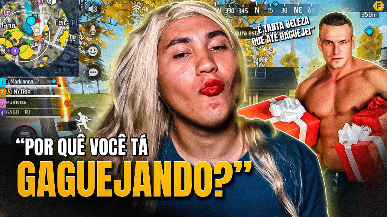 FIZ ELE ATÉ GAGUEJAR POR MIM! 😌 | Nytrix - Free Fire