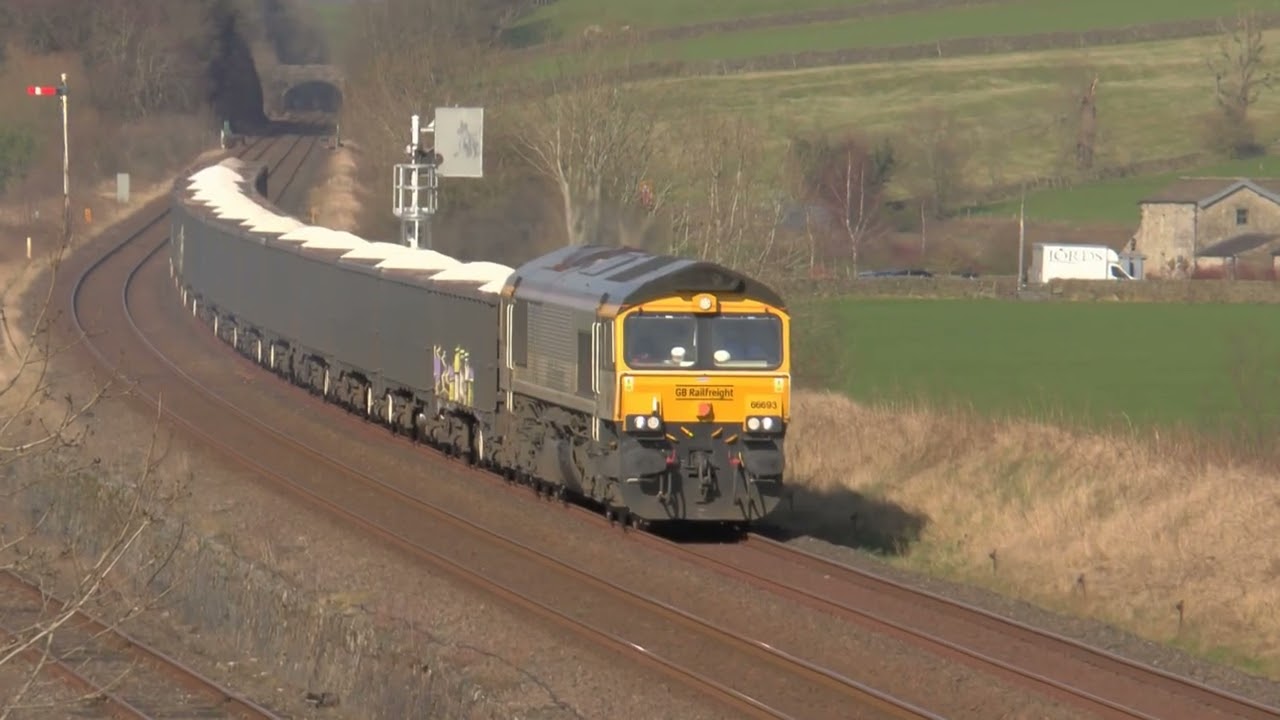Class 66s Freight Special on the Settle to Carlisle line 3K Sub's 04/03/2026