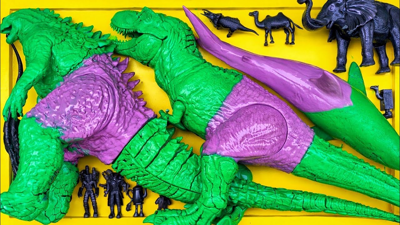 Dinosaurus Jurassic World Dominion: T-rex/ Brachiosaurus/ Skibidi/ Spider-Man/ KingKong/ KingGidorah