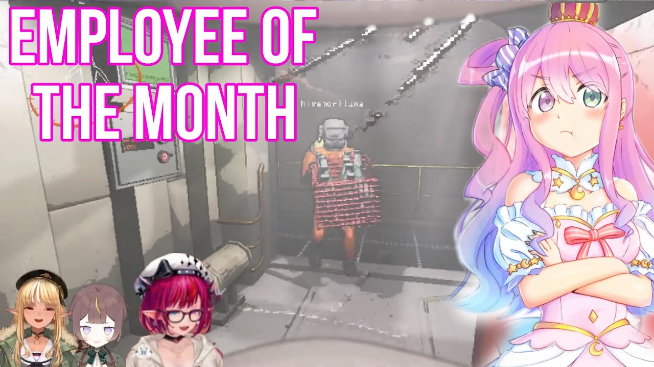 Himemori Luna Demonstrate That She's Employee Of the Month | Lethal Company [Hololive/Sub]