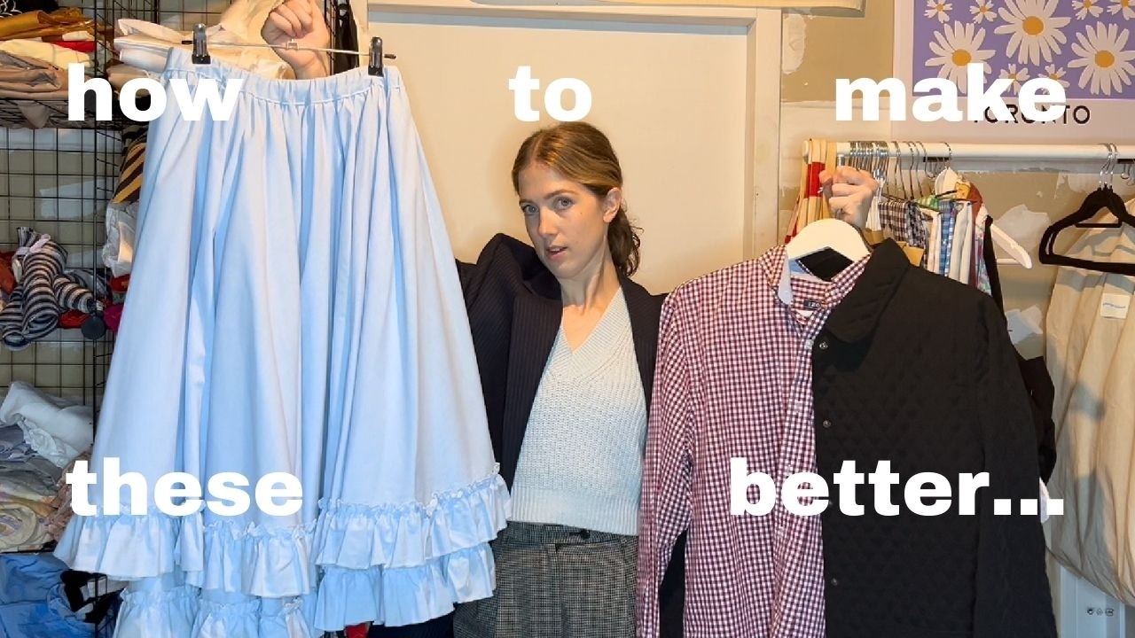 turning my unworn clothes into something BETTER (upcycling my closet)