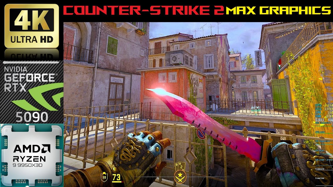 [4K] Counter Strike 2 - Nvidia RTX 5090 AMD Ryzen 9950x3D #gaming #cs2 #pc #cs #fyp #game #csgo #4k