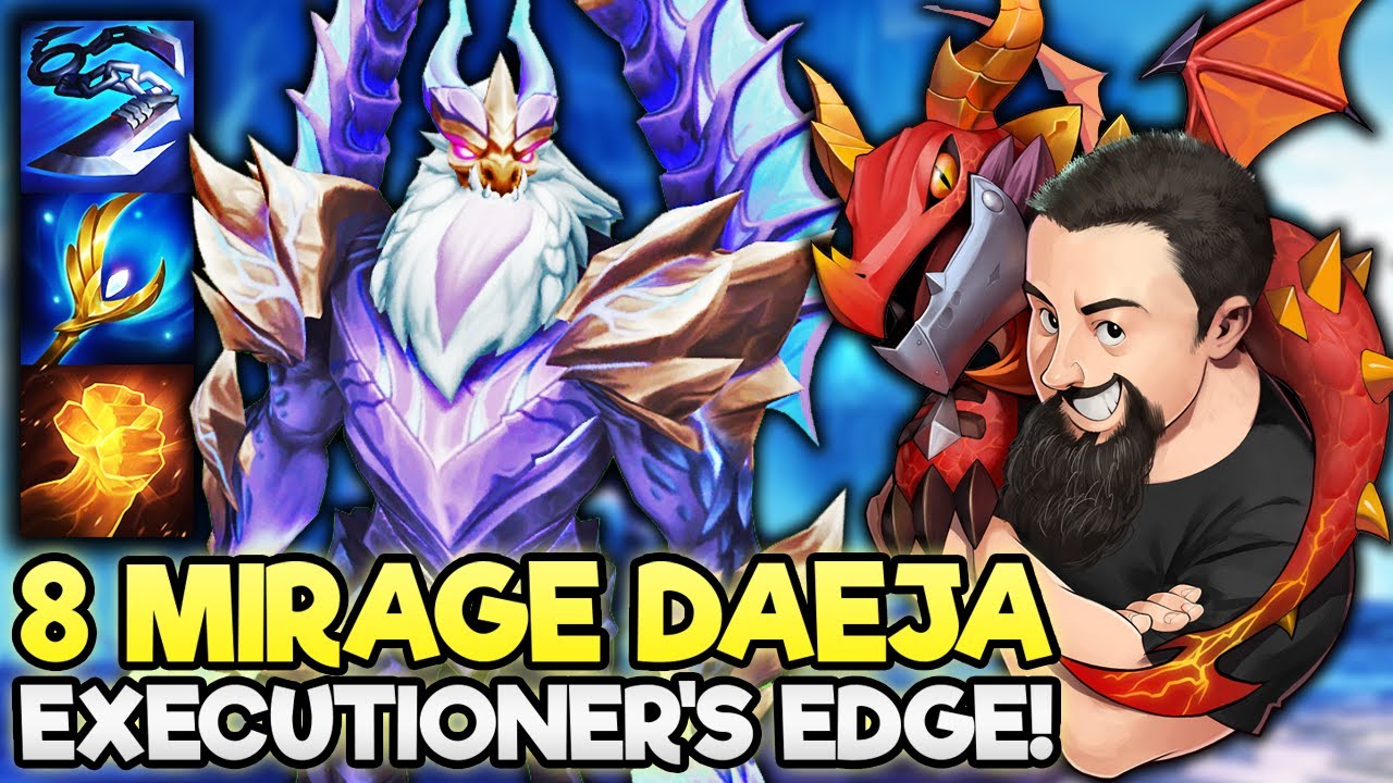 8 Mirage Daeja - Executioner's Edge Insane Bonus Crit Damage!! | TFT Dragonlands | Teamfight Tactics
