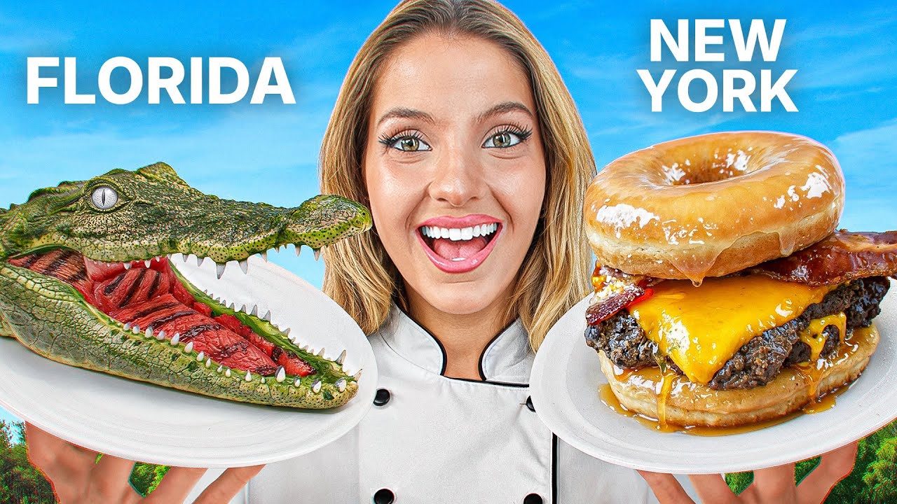 I Tried Food From Every State In America!
