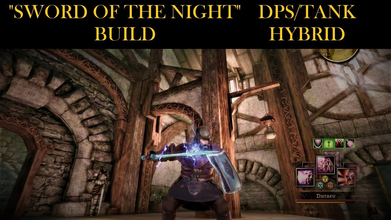 "Sword of the Night" Build! Dragon age Origins (Nightmare Difficulty)
