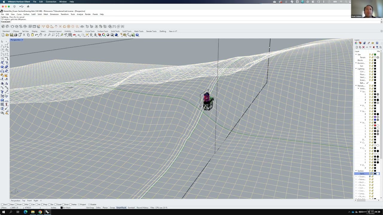 Lecture 228 - 2D Drawings from Rhino - Sections (Fall 2022)