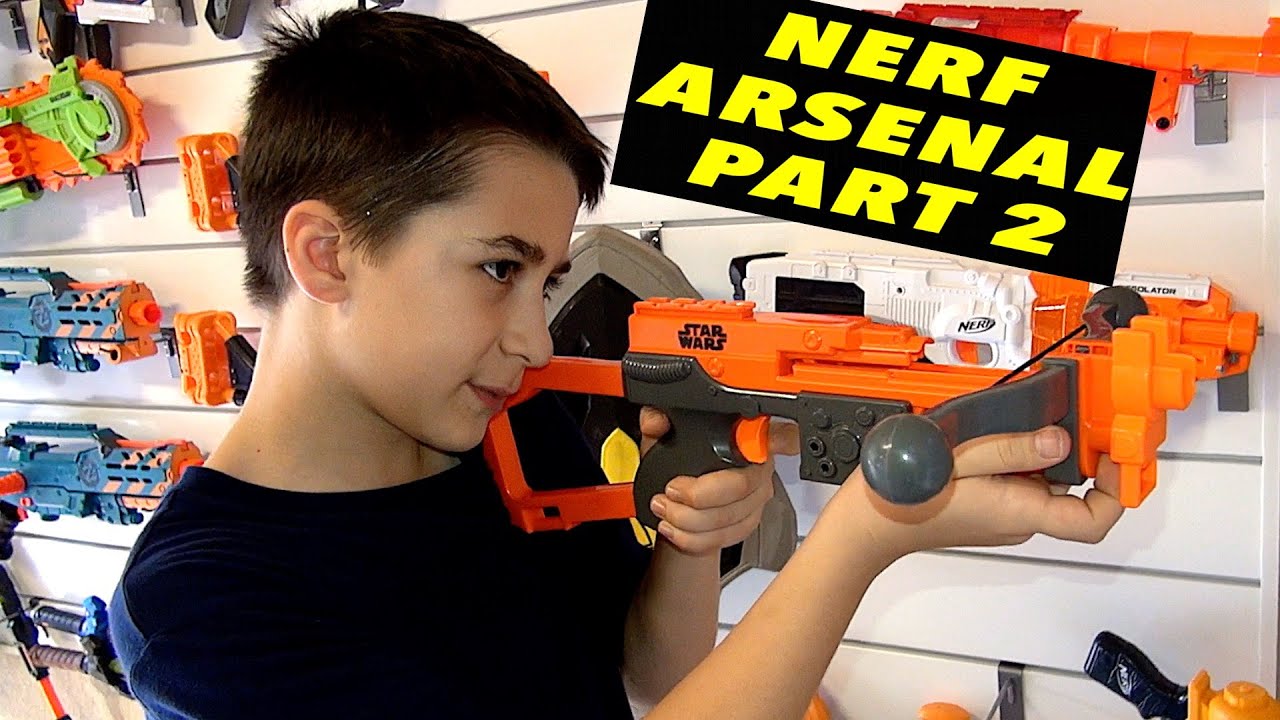 Robert Andre's Proslat wall Nerf Arsenal PART 2!