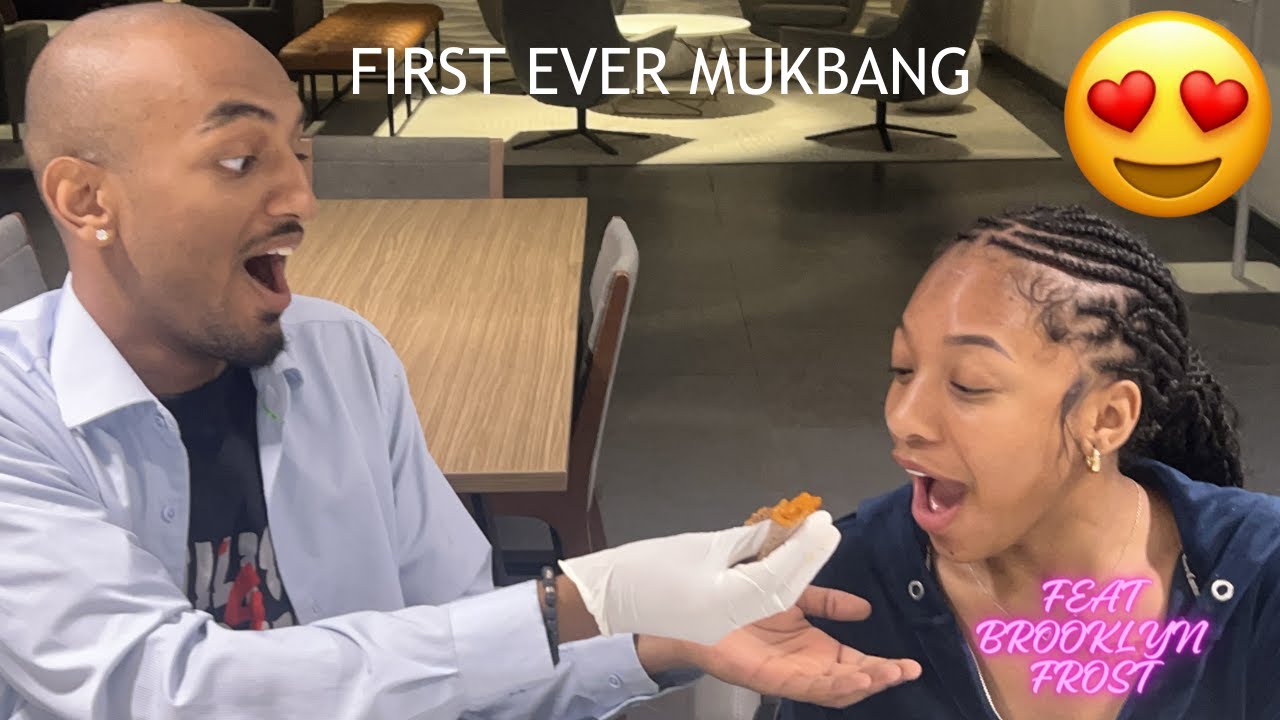 ВЕСЕЛАЯ ЭФИОПСКАЯ ЕДА MUKBANG ПРИ УЧАСТИИ БРУКЛИНА ФРОСТА