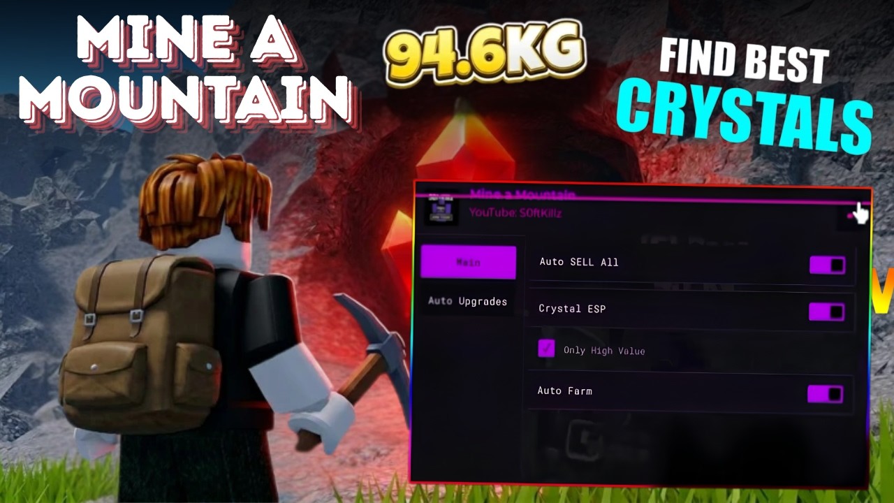 🔥 Mine a Mountain Script 2026 | Find Best Crystals, Anti Damage & ESP (NO KEY)