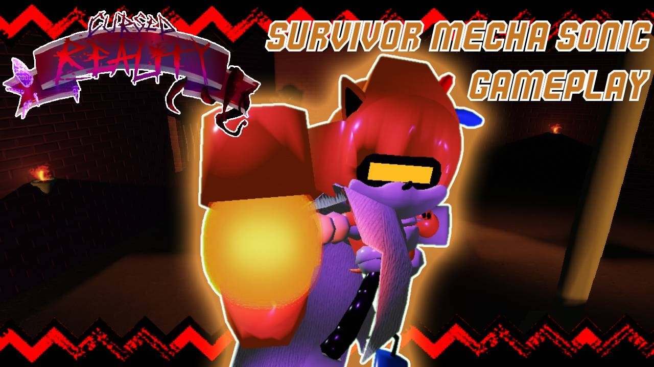 Survivor Mecha Sonic Gameplay-Sonic.Exe Cursed Reality
