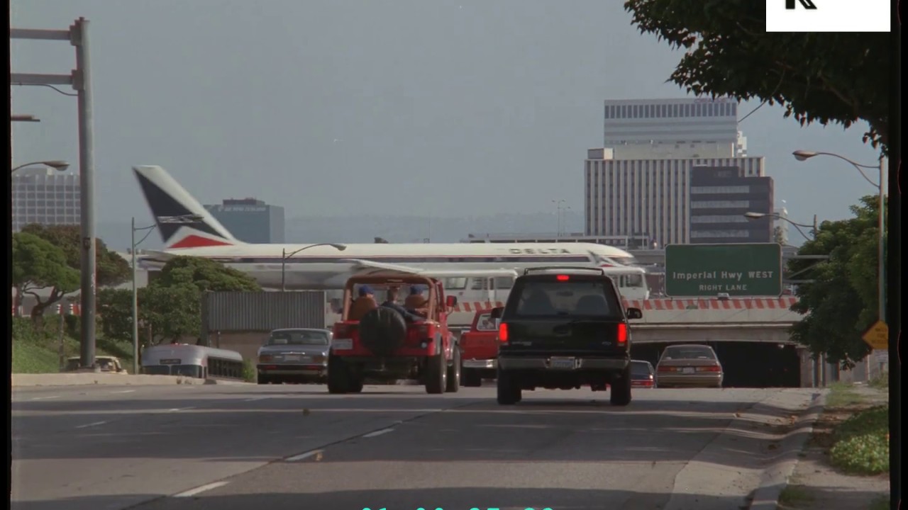 1992 LAX, Imperial Highway, Los Angeles in HD