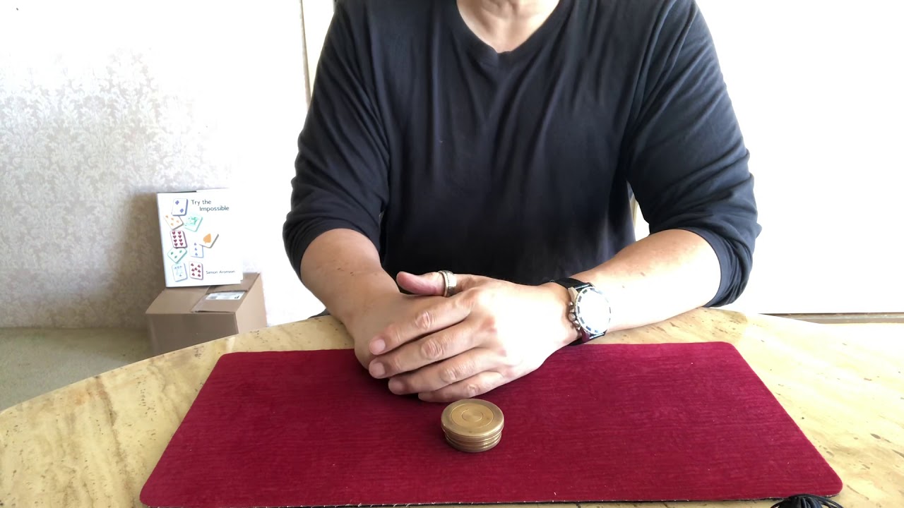 The world famous, Never Seen, Four Coin Trick