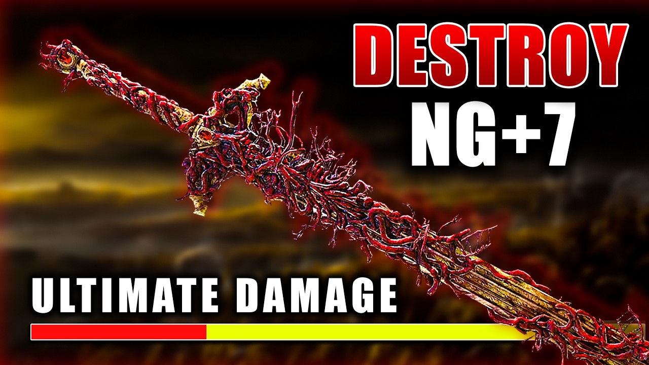 The Strongest Blasphemous Blade Build for NG+7!! #eldenring