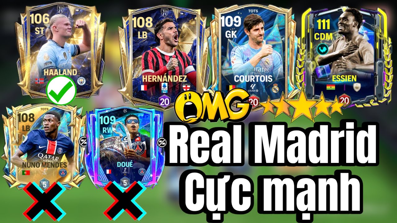 FC MOBILE | REAL MADRID CỰC MẠNH - THAY MÁU ĐỘI HÌNH. NHỮNG CON HÀNG CHẤT LƯỢNG TIẾP THEO.