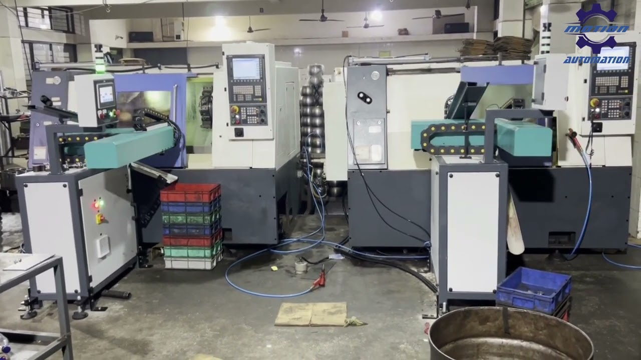 2 AXIS CNC Autoloader Bearing Parts.....| MOTION AUTOMATION-RAJKOT